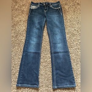 L.A. Idol USA dark wash denim bootcut jeans. Size 7.